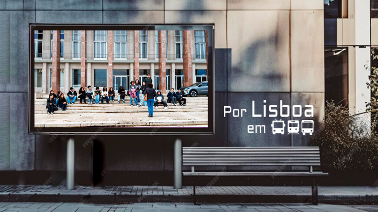 Por Lisboa, em transportes públicos